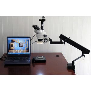 Amscope Sm-6tz-54s-5m Digital Profesional Microscopio Con...