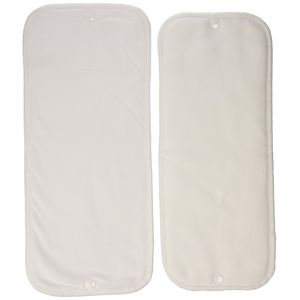Thirsties Stay-Dry Duo Insertar, Blanco, Blanco