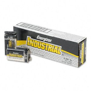 12PK Energizer 9 V Industrial Comercial de batería Solo