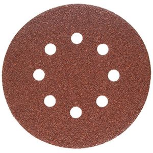 PORTERCABLE 725800625 5Inch 8 orificios 60G Disco 25Pack