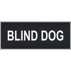 "Perro ciega Gran Nylon Velcro Parches Por Dean & Tyler – .