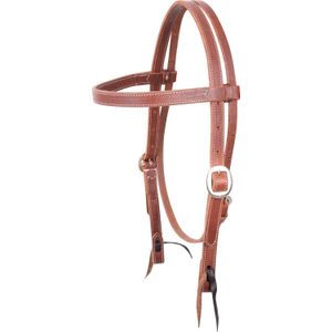 Martin Saddlery doble costura Browband Headstall hermanoak