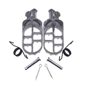 jrl MX Foot Pegs Motocross Dirt Bike reposapiés L & R para 1987 – 2013 Kawasaki KLR650