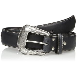 Nocona Hombres 'S parte superior mano negro Side Overlay