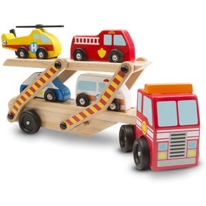 Melissa & Doug Portador de vehículos de emergencia