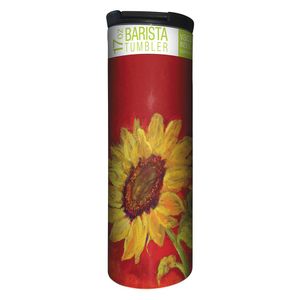tree-free Greetings prima donna – Vacío Taza de café Vaso de viaje, 17 Onza de acero inoxidable aislada, amante de la naturaleza regalo floral de gira