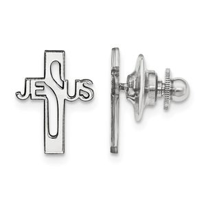 Plata de Ley rodio Jesús Cruz Corbata TAC