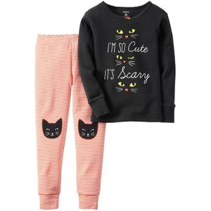 2 pieza Scary Kitty PJ Set (Baby) de Carter