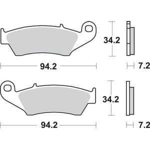 SBS 694si freno para moto