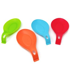 Wrapables - Juego de 4 soportes para cuchara de silicona resistente al calor para utensilios de peluquería