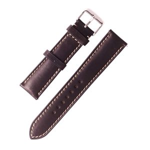 W&S 2-Piece Premium Leather Watch Strap - Quick Release Band