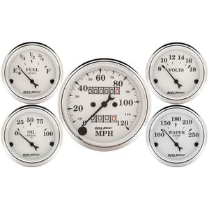 Auto Meter 1601 Old Tyme Blanco Street Rod Kit