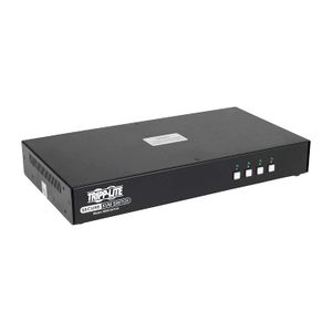 Tripp Lite Secure KVM Switch 4-Port DVI + Audio NIAP PP3.0 Certified DVI-I - 4 Computer(s) - 1 Local User(s) - 2560 x 1600-6 x USB - 5 x DVI - Compati
