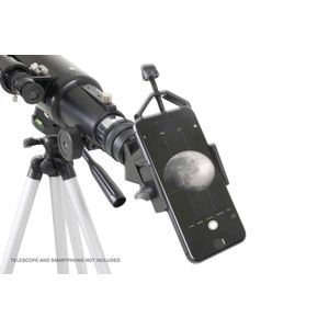 Celestron 81035 - Adaptador básico para smartphone (1,25", captura tus descubrimientos), color negro