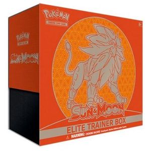 Caja de entrenamiento Sun & Moon Elite de Pokémon