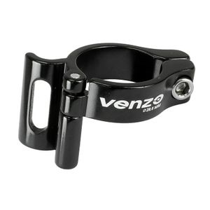 VENZO Braze On Desviador delantero Adaptador abrazadera ajustable para Shimano Sram