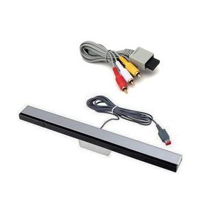 Jadebones Wii Wired Motion Sensor Bar Y Cable Av Para Nin...