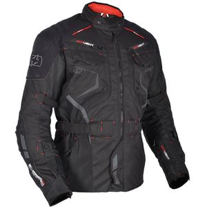 Oxford de los hombres Ankara textil Touring Jacke, XL, Negro