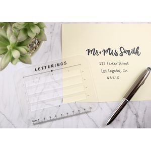 Guía De Plantillas Y Plantillas Para Escribir, Caligrafía...