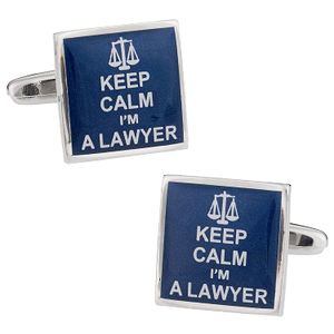 Keep Calm And novedad Gemelos de Cuff-Daddy, latón rodiado, CD-1908