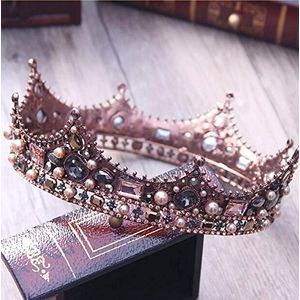 Yean Wedding Crown Bridal Tiara Corona del desfile de la vendimia para mujeres y niñas