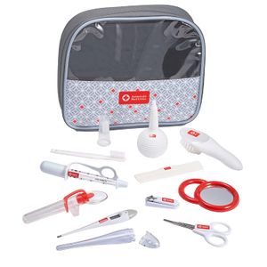 American Red Cross Deluxe Kit de Salud y Aseo | Cuidado para bebés y bebés | Salud del bebé | Termómetro, dispensador de medicina, peine, cepillo, cor
