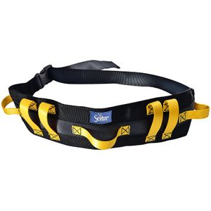 Cinturón de traslado de la marca Secure con agarraderas de cuidador para asistencia de pacientes, No Model, Negro, 1