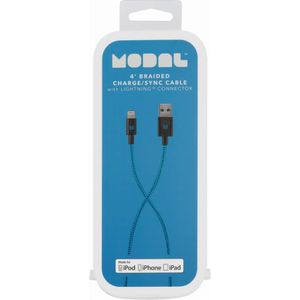 Modal, 4 'trenzado cable Lightning Azul