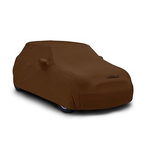 Coverking Custom Car Cover para ciertos modelos de Geo Spectrum Satin Stretch Tan