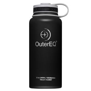 OuterEQ 32 oz Vacuum Insulated Stainless Steel Water Bottle
