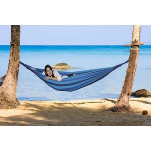 Trekmate transpirable de algodón lona sola persona hamaca brasileña, para Camping, Gear, mochila al aire última intervensión, senderismo, caza, Backya