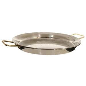 Garcima 20-Inch Paella Pan de acero inoxidable, 50 cm