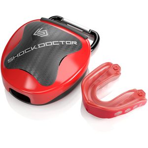 Shock Doctor Mouthguard: #1 Sport Mouth Guard - Gel Max Mouthguard & Case Combo for Football, Lacrosse, Basketball, Boxing, MMA, Martial Arts, and Mor