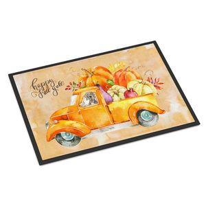 Caroline's Treasures Fall Harvest Weimaraner - Felpudo multicolor
