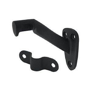 Moderno Escalera Rail Bracket, acabados en 6. Heavy Duty Soportes Pasamanos., negro, HRB325U19
