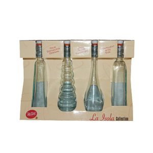 Tablecraft la Isola Collection Prueba de derrames swingtop Botellas