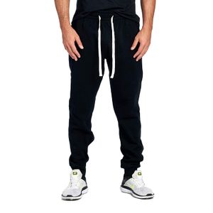 ProGo Men's Casual Jogger Sweatpants Basic Fleece Marled Jogger Pant Elastic Waist
