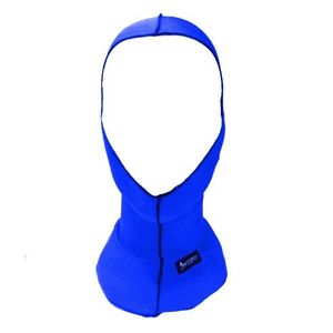 Aeroskin Nylon Spandex Solid Capucha, Blue