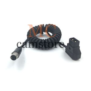 mccamstore Cable de alimentación para tvlogic vfm-058 W/tvlogic vfm-056 W D-Tap a Mini XLR de 4 pines hembra primavera Cable de 50 A 31.5 inch