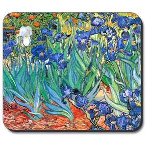 Van Gogh Irises Mouse Pad – por el arte Platos