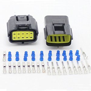 Holdwell 2 sets Coche Impermeable 10 Pin Conector de Cable Eléctrico Enchufe AWG Coche Motocicleta