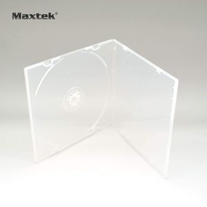 maxtek 5,2 mm Slim Single, PP transparente Poly casos de plástico con manguito exterior, 100 pack.