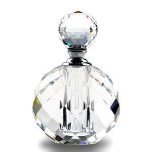 H & D Art Deco estilo clásico de vidrio Perfume botellas de vidrio vacíos rellenables 10 ml