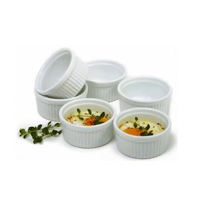 Norpro – 258 3-Ounce Cazoletas de porcelana, conjunto de 6