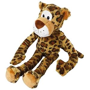 Multipet Swingin - Peluche grande de 22 pulgadas para perro, con brazos y piernas extra largos con chirriadores