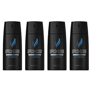 AXE Spray corporal para hombres, Phoenix 4 oz, 4 unidades