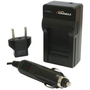KINAMAX Cargador de repuesto y adaptador para coche para baterías de Olympus FE-4030