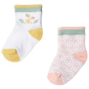 Calcetines de bebé Gibson multicolor floral edades de 0 a 6 meses