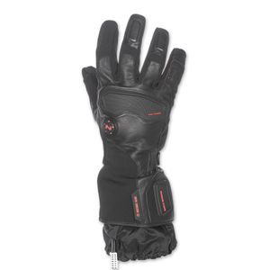 Móvil calentamiento unisex-adult Barra piel/textil climatizada guantes de 12 V, 2 (negro, XXL), S, Negro