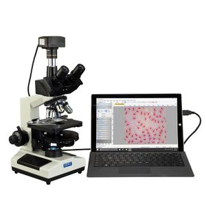 Omax 40 x -2500 X Super Speed 18 MP USB3 Contraste de fase microscopio trinocular LED con torreta Fase Disco